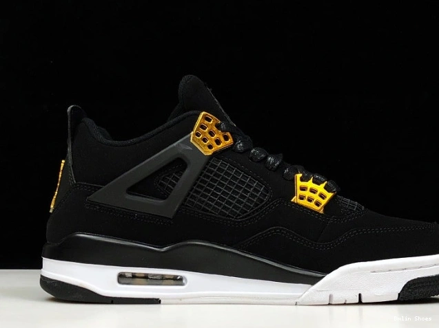 Bmlin Shoes Black 308497-032 Air 4 Gold-White Royalty Jordan Metallic 0722
